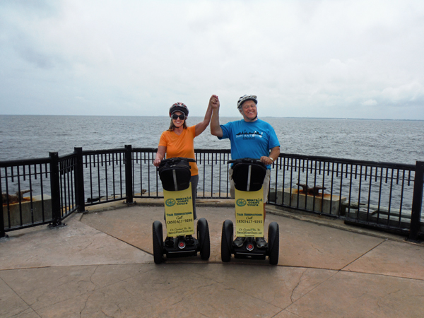 the two RV Gypsies on their Segway tour